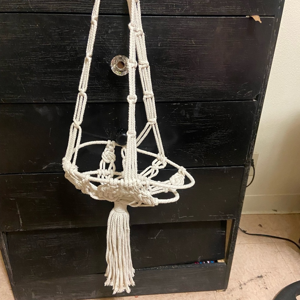 Ashland Cream Macramé Plant Hanger